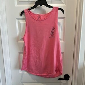 MG Palmer Tank Top large coral